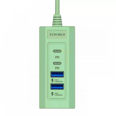 Statie de Incarcare Elworld Fast Charging Usb A/C Universala cu 4 Porturi JXL-255
