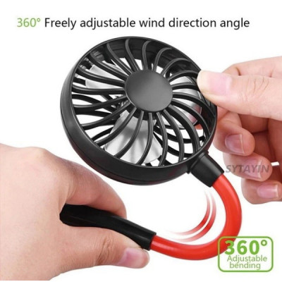 Ventilator Dual cu Acumulator Pentru Fata Cand Faceti Sport
