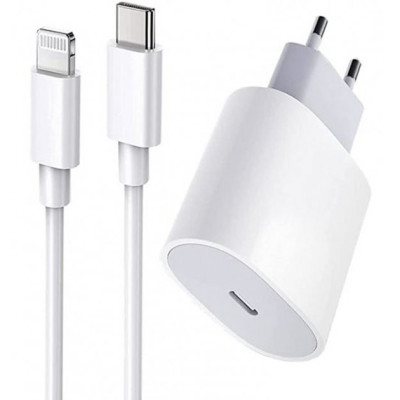 Incarcator Rapid Universal Usb C 20W + Cablu Lightning
