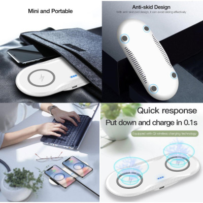 Incarcator Wireless Rapid - Universal - Incarcare Multipla Inclusiv AirPods