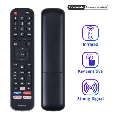 Telecomanda Universala EN2BO27H Pentru Hisense Lcd - Led si Smart Tv Gata de Utilizare