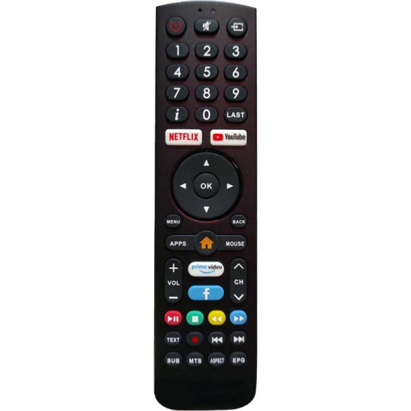 Telecomanda V32TPHDE1S, V24TPHDE1S, Pentru Vortex, Akai, Orion, Starlite si Vision Lcd, Led si Smart Tv Gata de Utilizare