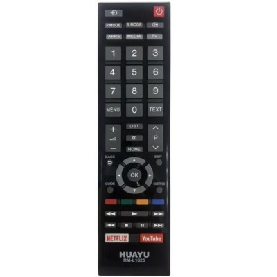 Telecomanda Universala RM-L1625 Pentru Lcd - Led si Smart Tv Toshiba Gata de Utilizare