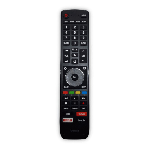 Telecomanda Universala EN3Y39H Pentru Lcd, Led si Smart Tv Hisense Gata de Utilizare