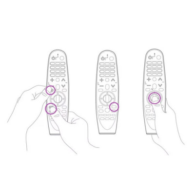 Telecomanda Universala Magica AKB75855501 Pentru Smart Tv LG cu Microfon - Netflix si Prime Video