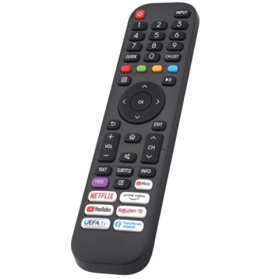 Telecomanda Universala EN2AH30H Pentru Hisense - Nei - Vortex si Schneider Lcd - Led si Smart Tv Gata de Utilizare