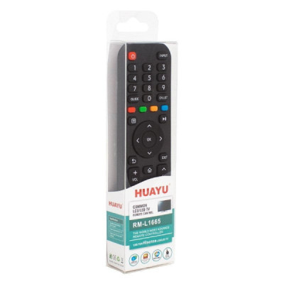 Telecomanda Universala RM-L1665 Pentru Hisense - Nei - Vortex si Schneider Lcd - Led si Smart Tv Gata de Utilizare
