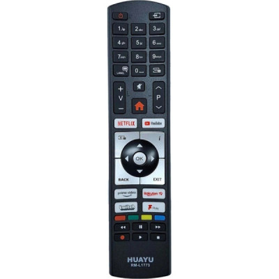 Telecomanda Universala RM-L1773 Pentru Lcd - Led si Smart Tv Vestel - Teletech - Bush si Horizon Gata de Utilizare