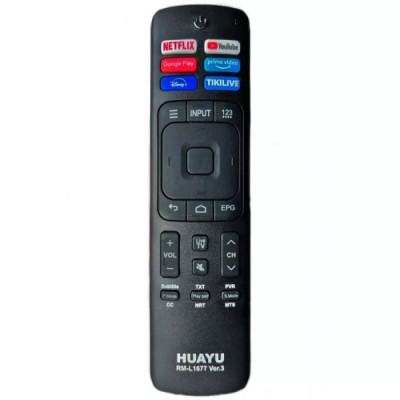 Telecomanda Universala RM-L1677 Ver.3 Pentru Hisense Lcd - Led si Smart Tv Gata de Utilizare