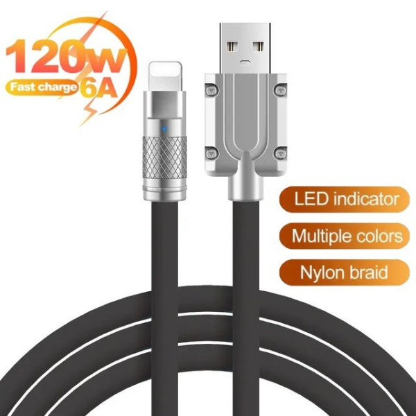 Cablu de Incarcare si Transfer Date Usb - Lightning Fast Charger 120W 6A