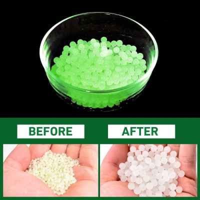 Bile Fosforescente de Gel Hidratate cu Apa 7 - 8 mm 1000 Bucati