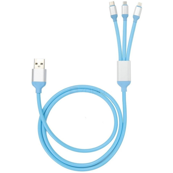 Cablu de Incarcare si Transfer Date Elworld 3 in 1 Fast Charger 1,2M JXL-100