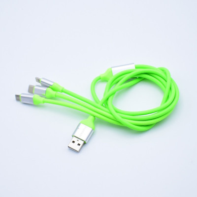 Cablu de Incarcare si Transfer Date Elworld 3 in 1 Fast Charger 1 -2M JXL-100