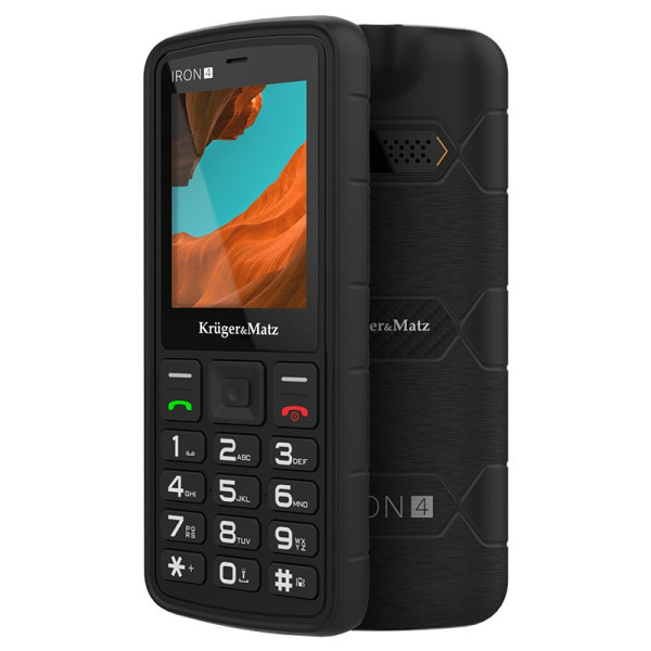 Telefon Mobil Rugged 4G Dual Sim Kruger&Matz Iron 4 Rezistent la Socuri, Apa si Praf