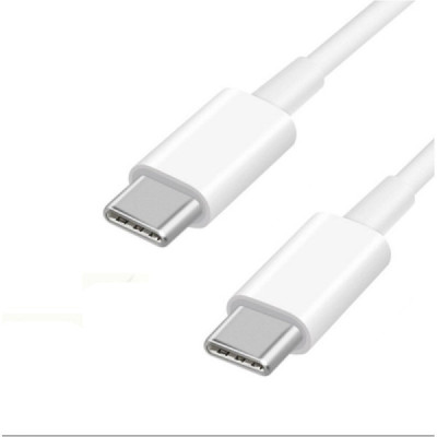 Cablu de Incarcare si Transfer Date Usb C - Usb C PD 100W Quick Charge Alb 1M