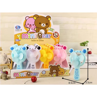 Mini Ventilator Urs cu Rotire Manuala Mini Bear