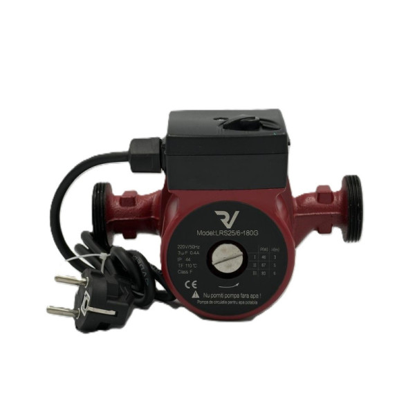 Pompa de Recirculare Apa cu 3 Trepte de Viteza 93W Roval LRS25/6-180G