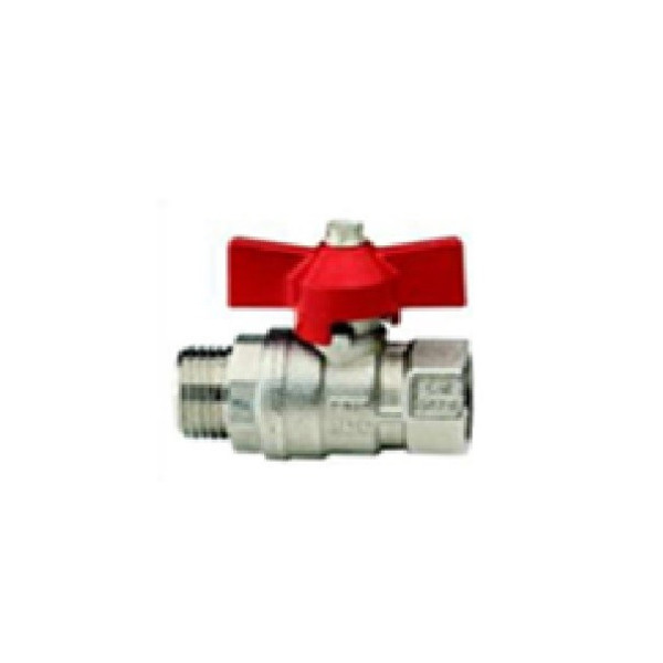 Robinet de Trecere Apa 3/8" MF cu Fluture si Bila PN 50 Roval