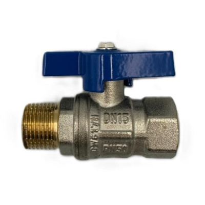 Robinet de Trecere Apa 1/2" MF cu Fluture si Bila PN 50 Roval