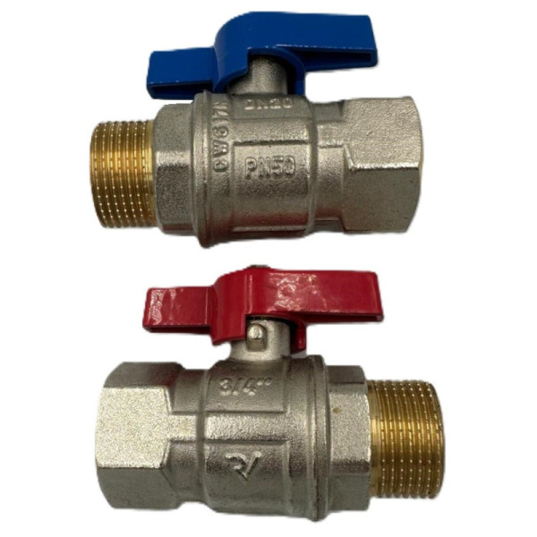 Robinet de Trecere Apa 3/4" MF cu Fluture si Bila PN 50 Roval
