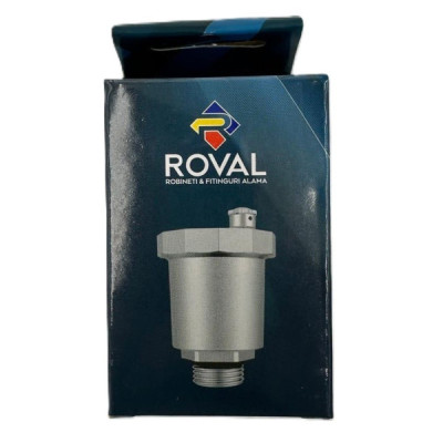Aerisitor Automat Roval cu Filet Exterior 1/2 Nichelat