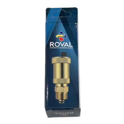 Aerisitor Automat Roval cu Supapa de Siguranta si Filet Exterior 1/2 Alama