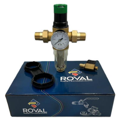 Reductor de Presiune Roval cu Filtru Autocuratare 3/4″