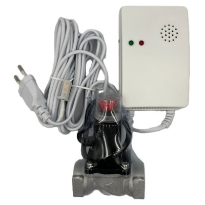 Detector de Gaz cu Electrovalva 220V Roval 3/4"