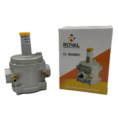 Regulator de Presiune Gaz cu Filtru Roval DN 20 3/4"