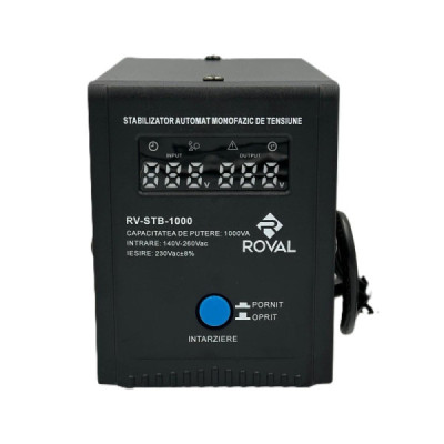 Stabilizator Automat Monofazic de tensiune Roval 1000 VA