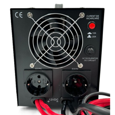 Sursa UPS Neintreruptibila 800 VA (500 W) si Invertor cu Unda Sinusoidala Pura Roval