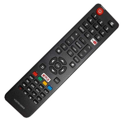 Telecomanda Universala V32TD1200S Pentru Lcd - Led si Smart Tv Vortex - Utok si Sereno Gata de Utilizare
