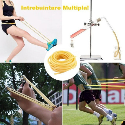 Zgarci Tub din Latex Foarte Puternic 0 -9 Cm Diametru Pentru Prastia de Vanatoare