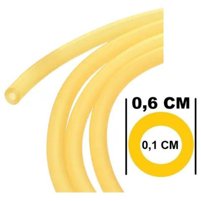Zgarci Tub din Latex Foarte Puternic 0 -6 Cm Diametru Pentru Prastia de Vanatoare