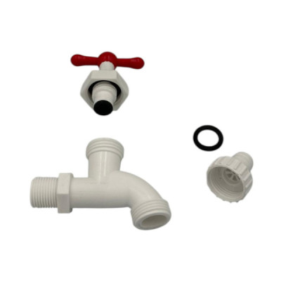 Robinet Dublu Serviuciu din Plastic 1/2" Roval