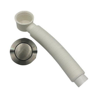 Sifon Racord Pentru Cadita cu Dop Click Clack din Inox Roval