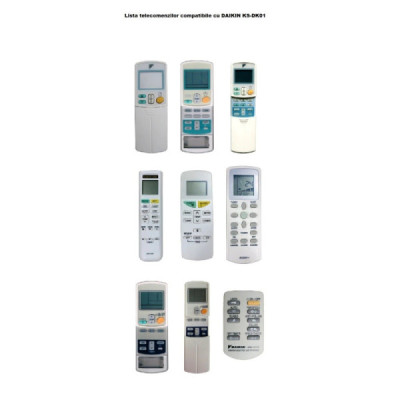 Telecomanda Dedicata Compatibila Daikin Aer Conditionat AC KS-DK01V