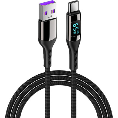Cablu Usb C de Incarcare cu Display Digital Fast Charger 100W 1 -2M