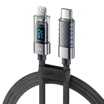 Cablu Usb C de Incarcare cu Display Digital Fast Charger 120W PD 1M