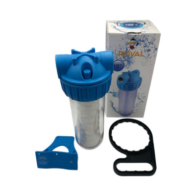 Filtru Roval de Apa 10 X 1" cu 1 Cartus Filtrant de Bumbac