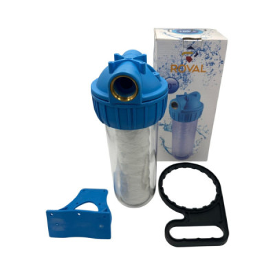 Filtru Roval de Apa 10 X 1" cu 1 Cartus Filtrant de Bumbac