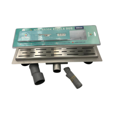 Rigola de Dus Roval Full Inox Diverse Marimi cu Membrana de Etansare