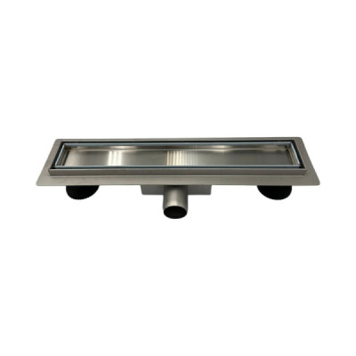 Rigola de Dus Full Inox - 2 in 1 - Faiantabila - Diverse Marimi cu Membrana de Etansare Roval