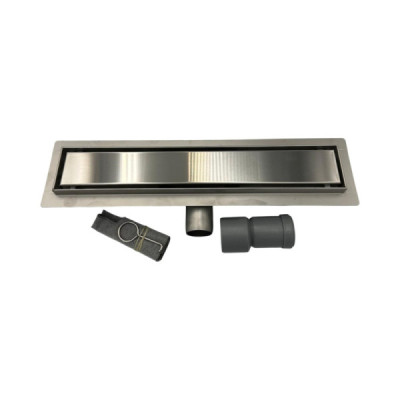 Rigola de Dus Full Inox - 2 in 1 - Faiantabila - Diverse Marimi cu Membrana de Etansare Roval