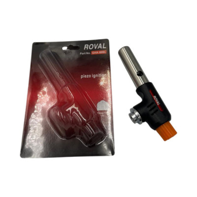 Arzator Gaz cu Aprindere Piezo Pentru Butelie 330g Roval