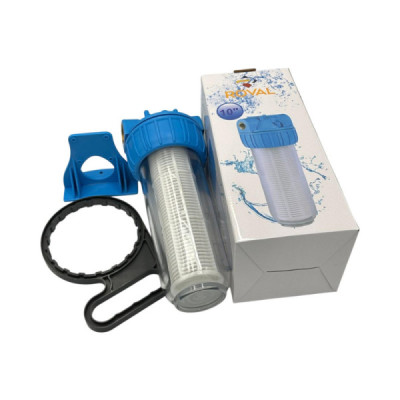 Filtru Roval de Apa 10 X 1" cu 1 Cartus Filtrant Sita
