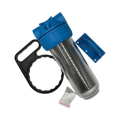 Filtru Roval de Apa 10 X 1" cu 1 Cartus Filtrant Carbune Activ