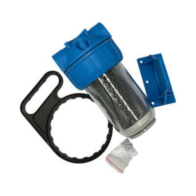 Filtru Roval de Apa 7" X ¾ cu 1 Cartus Filtrant Carbune Activ