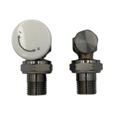 Set Robineti De Calorifer cu Robinet Tur si Retur 1/2"