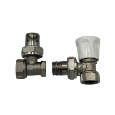 Set Robineti De Calorifer cu Robinet Tur si Retur 1/2"